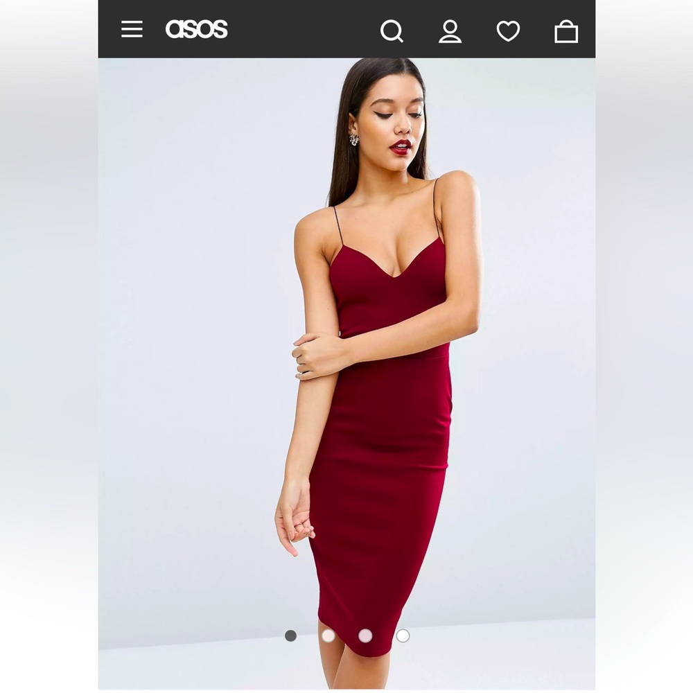 ASOS Velvet Slim Dress